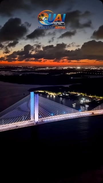Natal também encanta à noite — publicação da Uai Transfer Natal